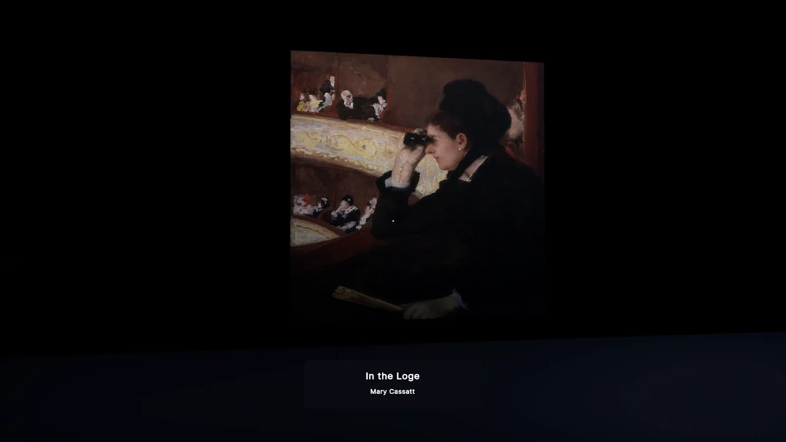 Mary Cassatt's In the Loge in the gallery